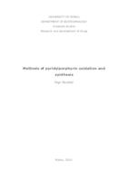 prikaz prve stranice dokumenta Metode sinteze i oksidacije piridilporfirina
