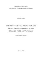 The impact of collaboration and trust on performance in the organic food supply chain