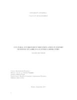 prikaz prve stranice dokumenta  Cultural environment identification in export business of Jadran-Galenski laboratory