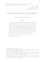 prikaz prve stranice dokumenta Konkurentnost industrije šećera u EU