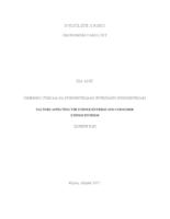 prikaz prve stranice dokumenta Čimbenici utjecaja na etnocentrizam i potrošački etnocentrizam