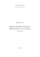 prikaz prve stranice dokumenta Rodna problematika u romanima Jane Austen