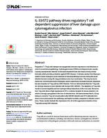 prikaz prve stranice dokumenta IL-33/ST2 pathway drives regulatory T cell dependent suppression of liver damage upon cytomegalovirus infection.