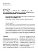prikaz prve stranice dokumenta Hepatic Expression of Metallothionein I/II, Glycoprotein 96, IL-6, and TGF-β in Rat Strains with Different Susceptibilities to Experimental Autoimmune Encephalomyelitis
