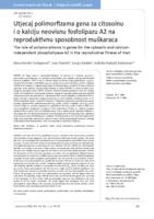 prikaz prve stranice dokumenta Utjecaj polimorfizama gena za citosolnu i o kalciju neovisnu fosfolipazu A2 na reproduktivnu sposobnost muškaraca